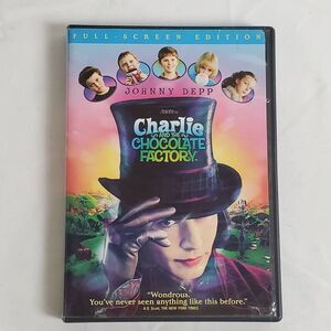 Charlie and the Chocolate Factory DVD (2005) Fullscreen Edition Johnny Depp